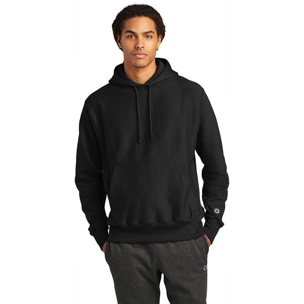 Champion Men's Ash Reverse Weave Hooded Sweatshirt