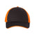 Valucap Charcoal/Neon Orange Sandwich Trucker Cap