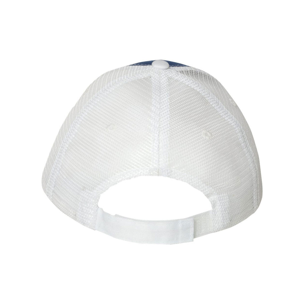 Valucap Royal/White Sandwich Trucker Cap