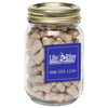 Magnet Group Clear Mini Dog Bones in Pint Jar with Square Magnet