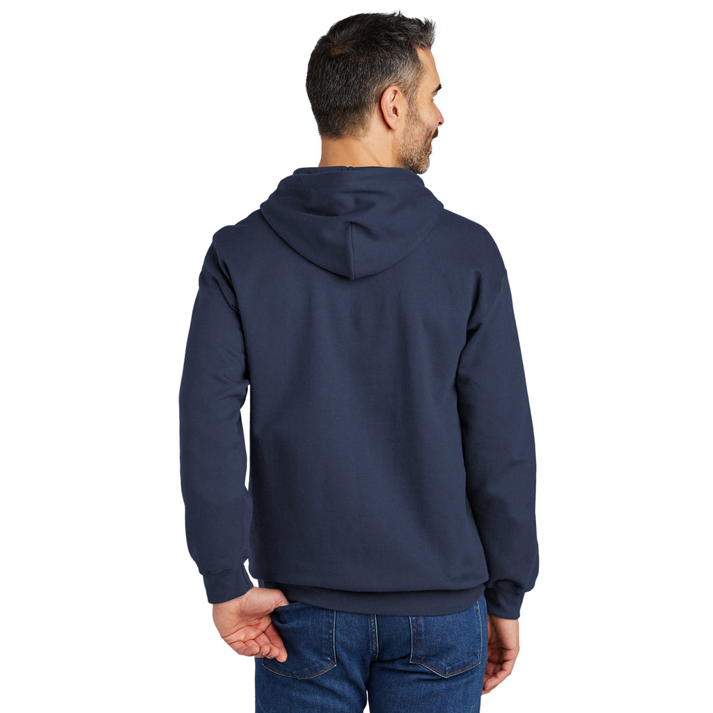 Gildan Men's Navy Softstyle Pullover Hooded Sweatshirt