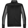 Stormtech Men's Black/Carbon Heather Lotus Full Zip Shell