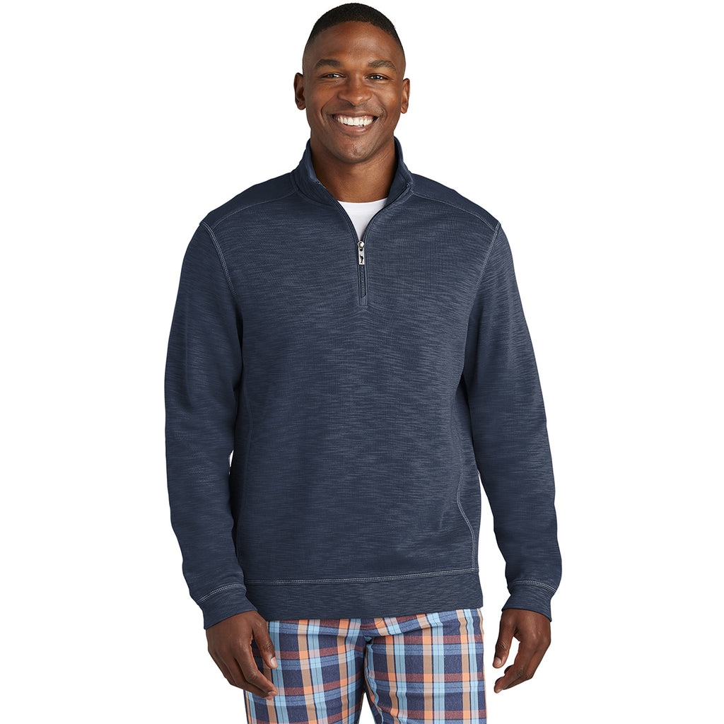 Tommy Bahama Men's Blue Note Tobago Bay Half Zip