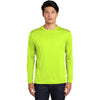 Sport-Tek Men's Neon Yellow Long Sleeve PosiCharge Competitor Tee