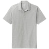 Sport-Tek Men's Light Grey Heather PosiCharge Tri-Blend Wicking Polo