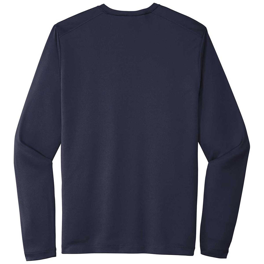 Sport-Tek Men's True Navy Posi-UV Pro Long Sleeve Tee