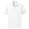 Sport-Tek Men's White PosiCharge RacerMesh Polo