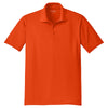 Sport-Tek Men's Deep Orange Micropique Sport-Wick Polo