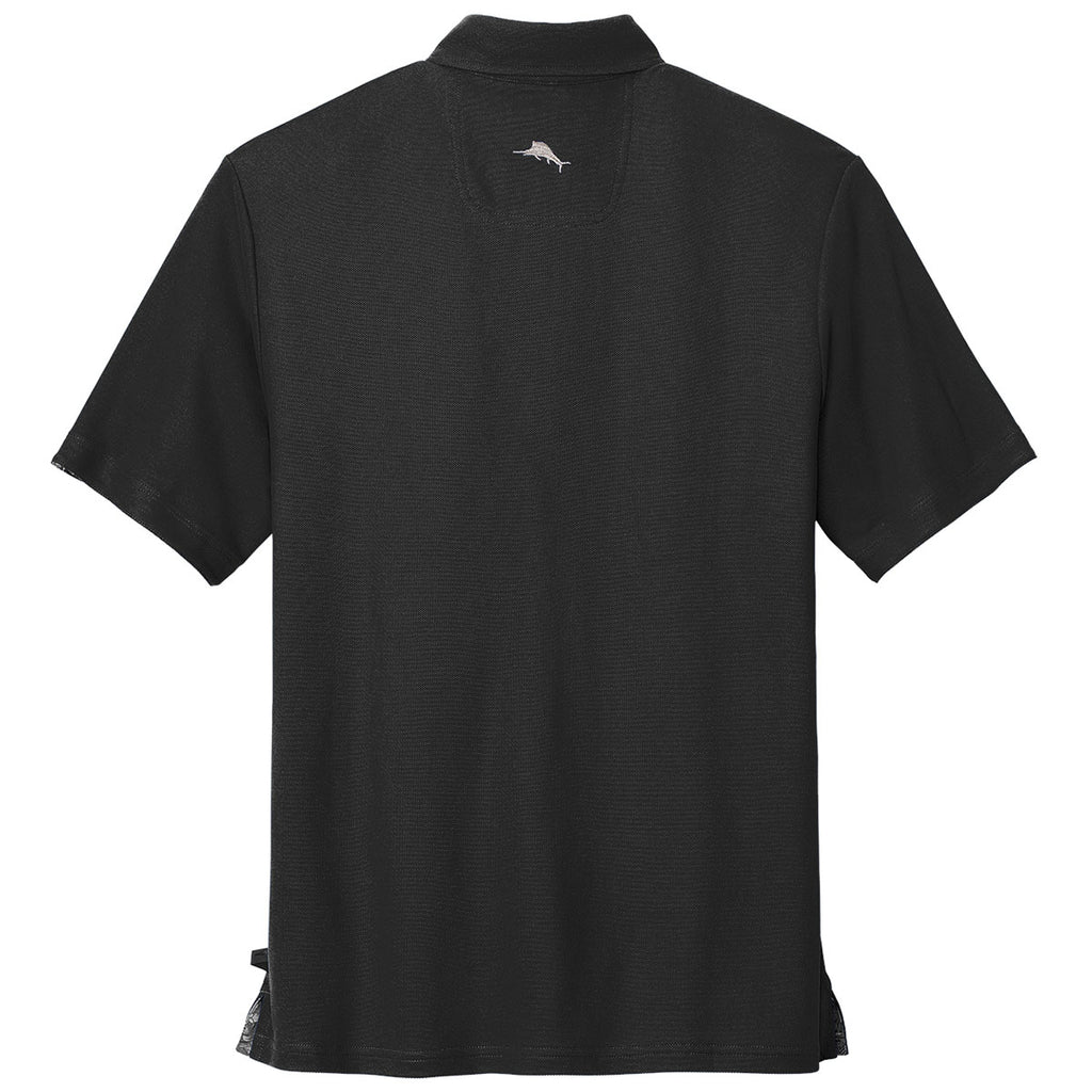 Tommy Bahama Men's Black 5 O’Clock Polo