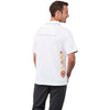 Elevate Men's White/Quarry Remus Short Sleeve Polo