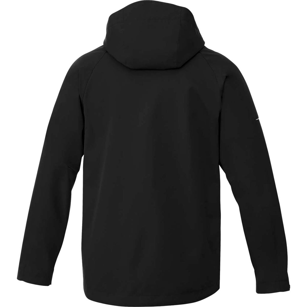 Elevate Men's Black/Heather Dark Charcoal Arlington 3-in-1 Jacket