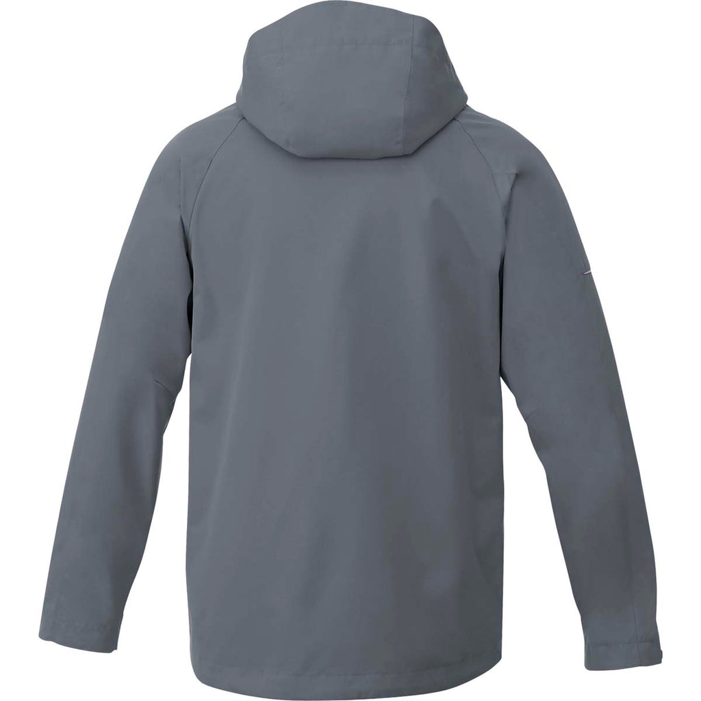 Elevate Men's Quarry/Heather Dark Charcoal Arlington 3-in-1 Jacket