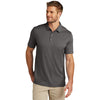 TravisMathew Men's Quiet Shade Grey/Black Coto Performance Polo