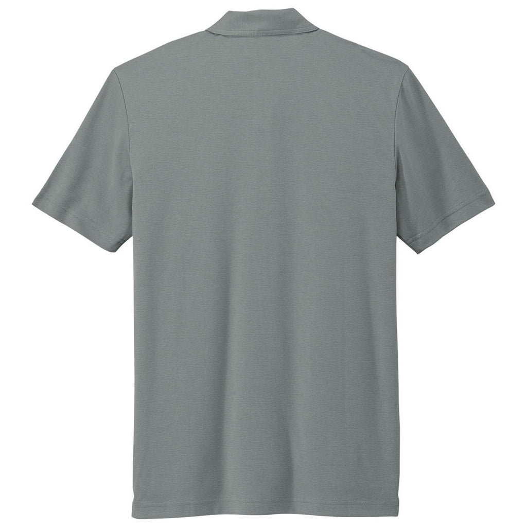 TravisMathew Men's Quiet Shade Grey Oceanside Solid Polo