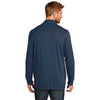 TravisMathew Men's Blue Nights Newport Quarter Zip Fleece