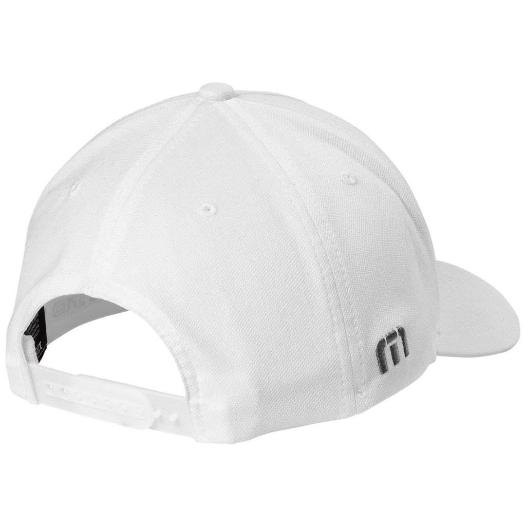 TravisMathew Men's White FOMO Novelty Cap