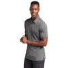 TravisMathew Men's Dark Grey Auckland Slub Polo