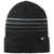 TravisMathew Black Striped Cuffed Beanie