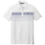 TravisMathew Men's White Coastal Chest Stripe Polo