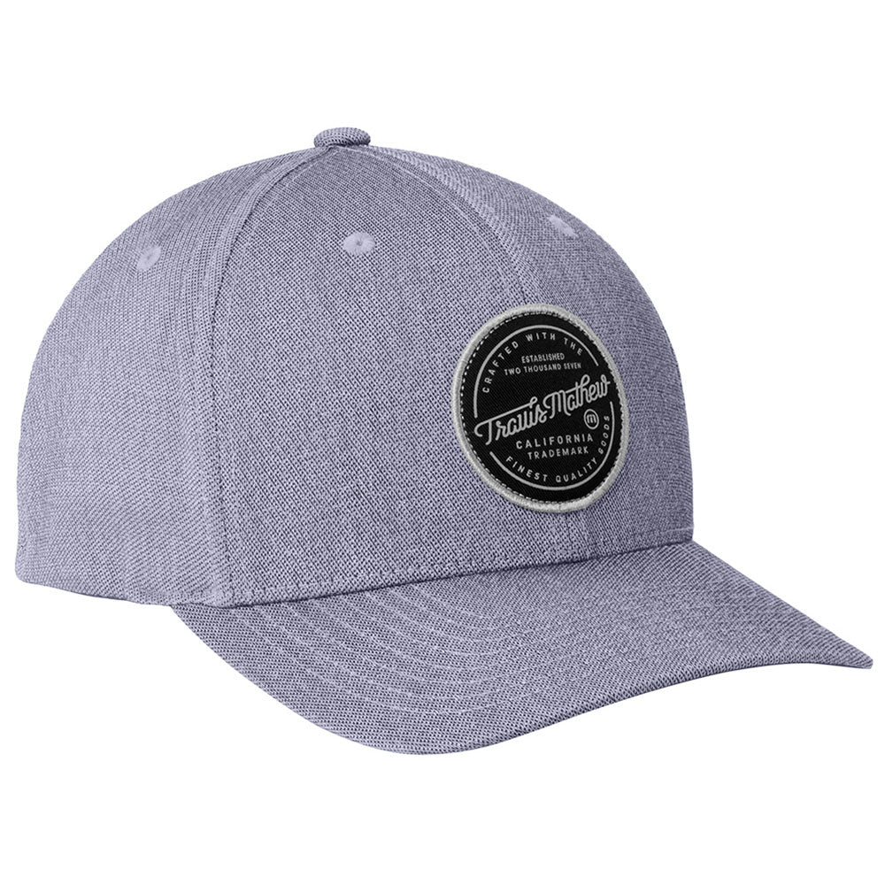 TravisMathew Quiet Shade Grey Heather On Ice Patch Cap