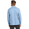 TravisMathew Men's Allure Heather Oceanside Heather Long Sleeve Polo