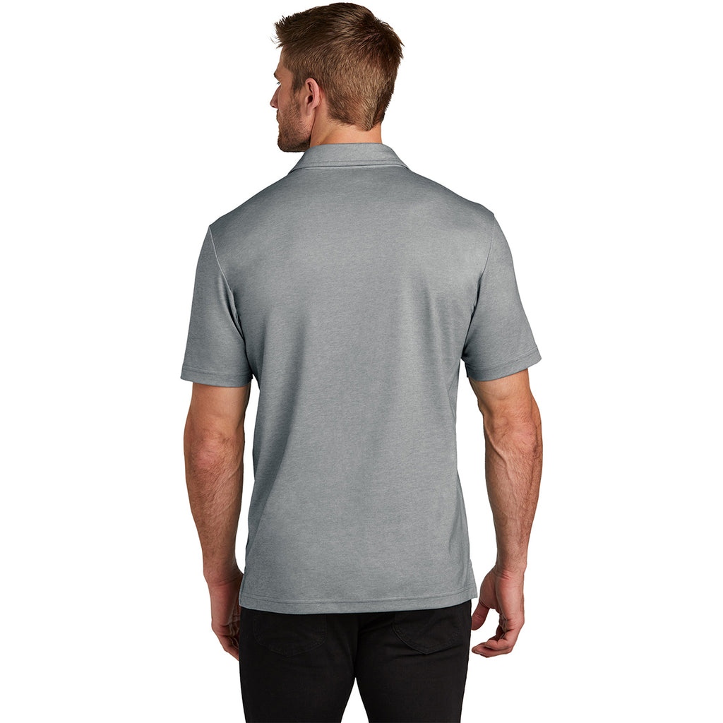 TravisMathew Men's Grey Heather Sunsetters Pocket Polo