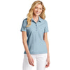 TravisMathew Women's Allure Heather Oceanside Heather Polo