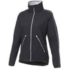 Elevate Women's Black/Silver Rincon Eco Packable Jacket