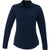 Trimark Women's Navy Mori Long Sleeve Polo