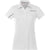 Elevate Women's White/Steel Grey Wilcox Short Sleeve Polo