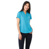 Elevate Women's Aspen Blue Otis Short Sleeve Polo