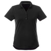 Elevate Women's Black Otis Short Sleeve Polo