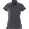 Elevate Women's Black Smoke/Grey Storm Royce Short Sleeve Polo