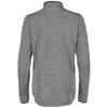 Elevate Women's Heather Dark Charcoal Mather Knit Half Zip