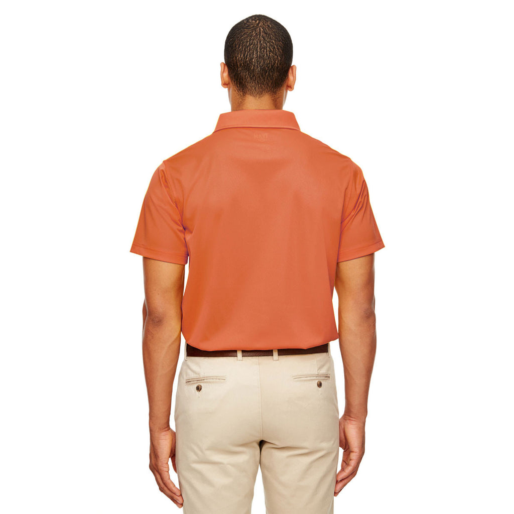 Team 365 Men's Sport Burnt Orange Command Snag-Protection Polo