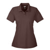 Team 365 Women's Sport Dark Brown Command Snag-Protection Polo