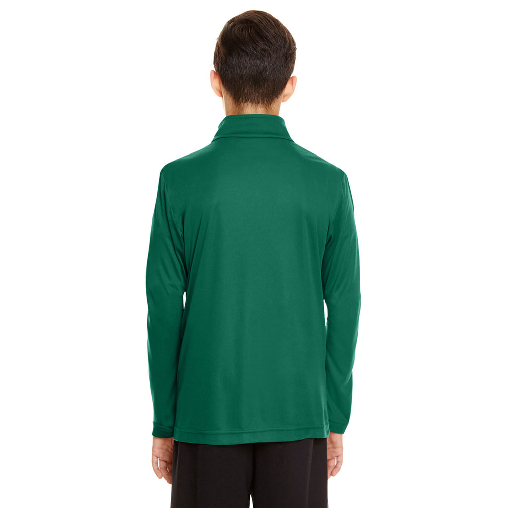 Team 365 Youth Sport Forest Zone Performance Quarter Zip