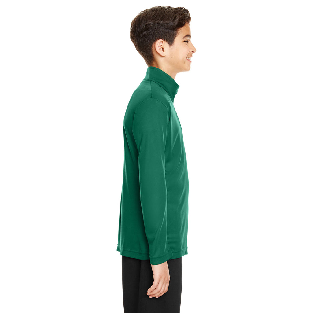 Team 365 Youth Sport Forest Zone Performance Quarter Zip