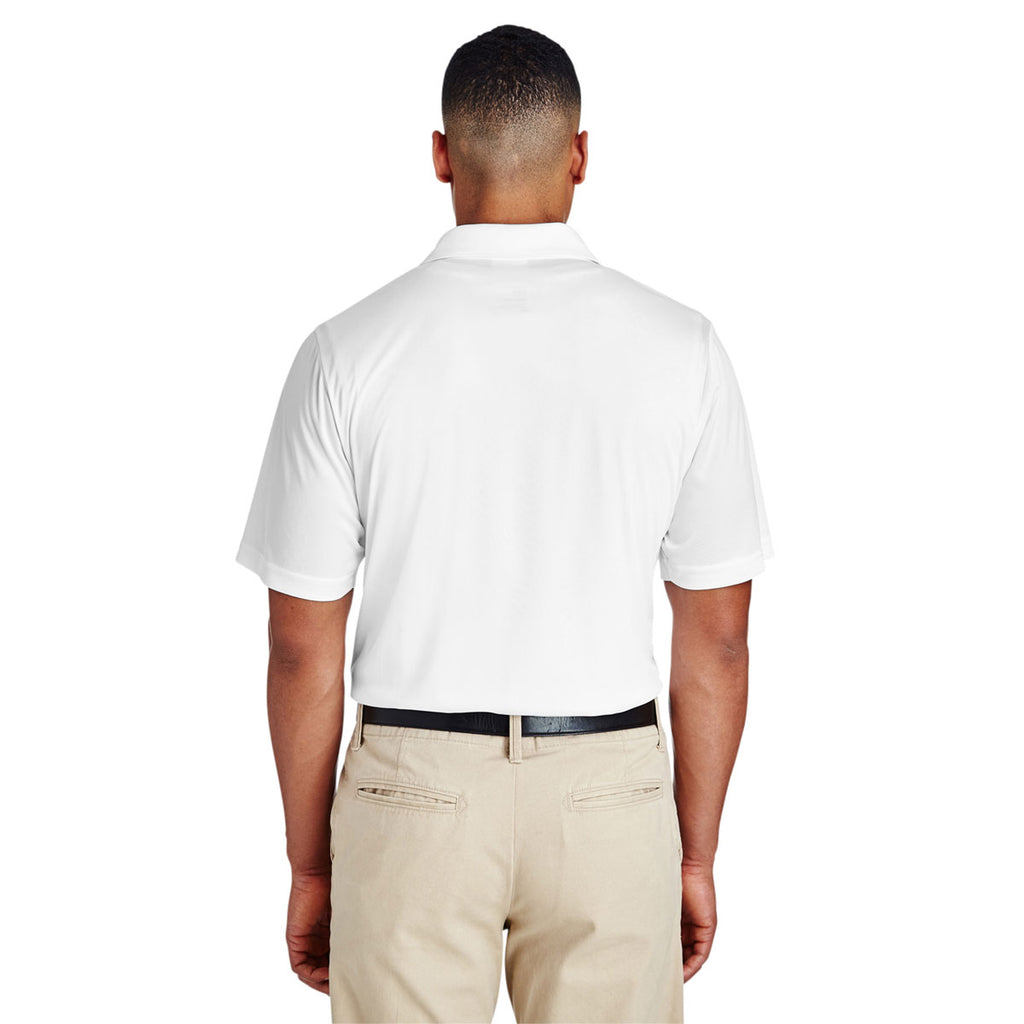 Team 365 Men's White Zone Performance Polo