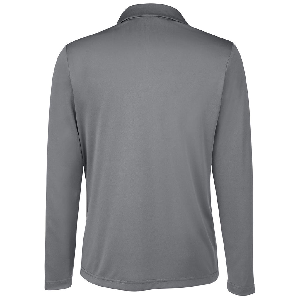 Team 365 Women's Sport Graphite Zone Performance Long Sleeve Polo