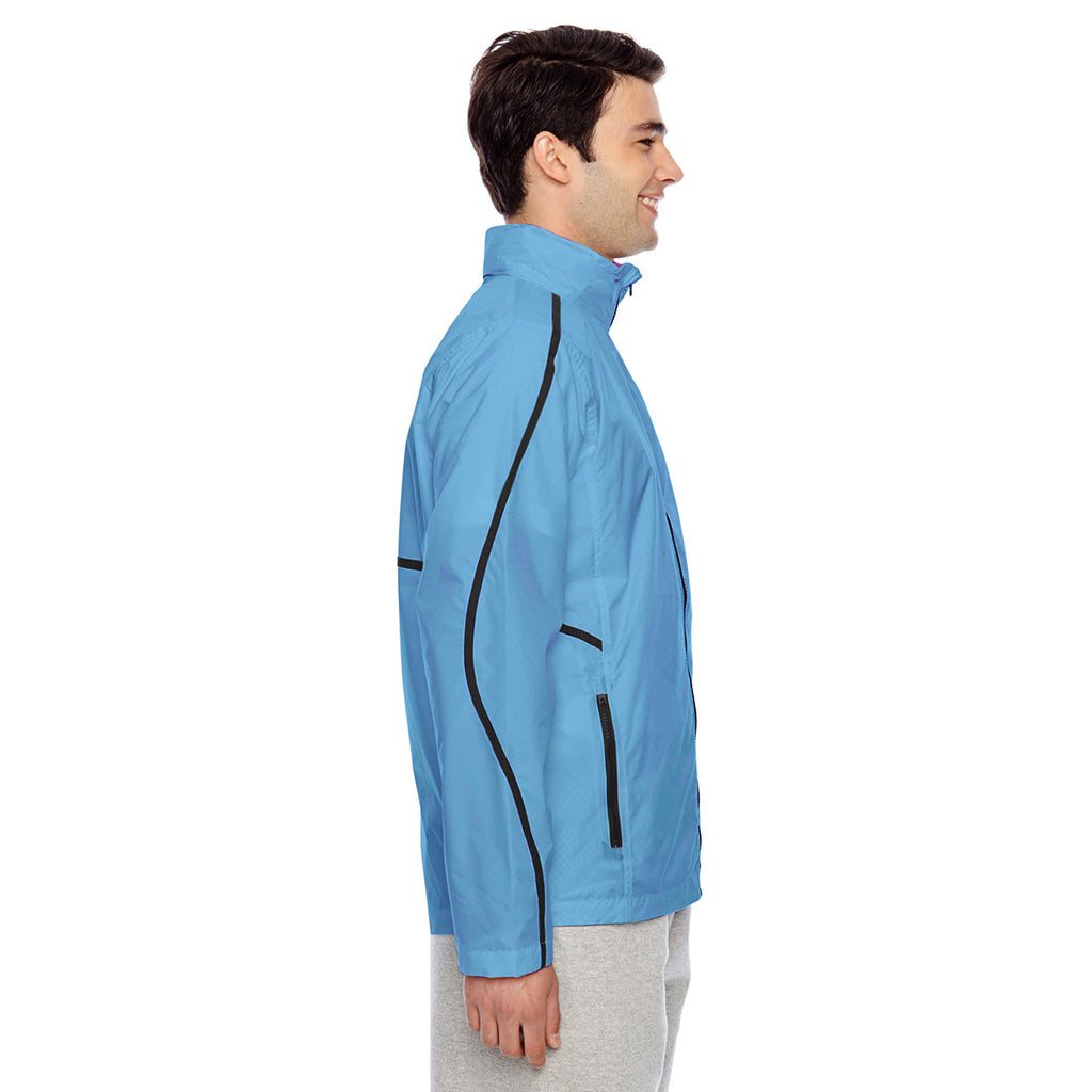 Team 365 Men's Sport Light Blue Conquest Jacket with Mesh Lining