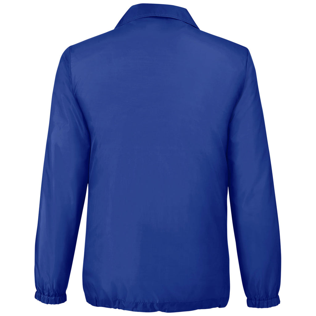 Team 365 Unisex Sport Royal Zone Protect Coaches Jacket