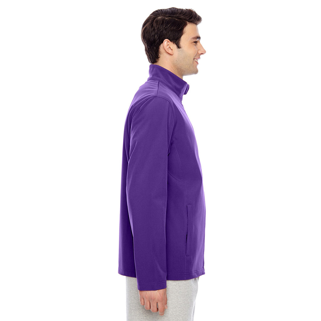 Team 365 Men's Sport Purple Leader Soft Shell Jacket