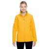 Team 365 Women's Sport Athletic Gold Leader Soft Shell Jacket