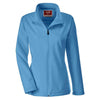 Team 365 Women's Sport Light Blue Leader Soft Shell Jacket