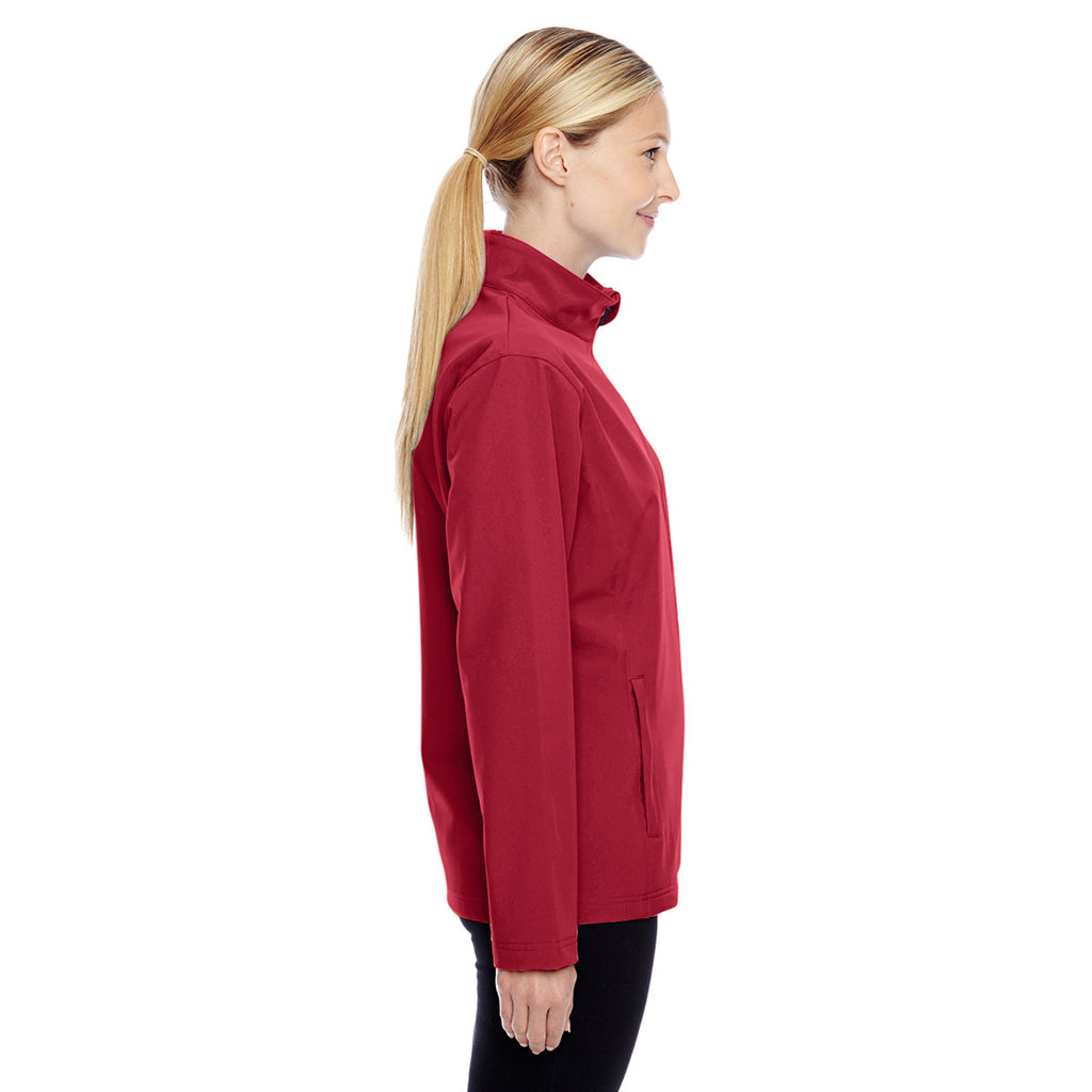 Team 365 Women's Sport Scarlet Red Leader Soft Shell Jacket