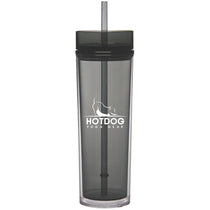 Gold Bond Inc Smoke 16 oz Tube Tumbler with Straw