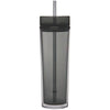 Gold Bond Inc Smoke 16 oz Tube Tumbler with Straw
