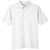 UltraClub Men's White Lakeshore Stretch Cotton Performance Polo