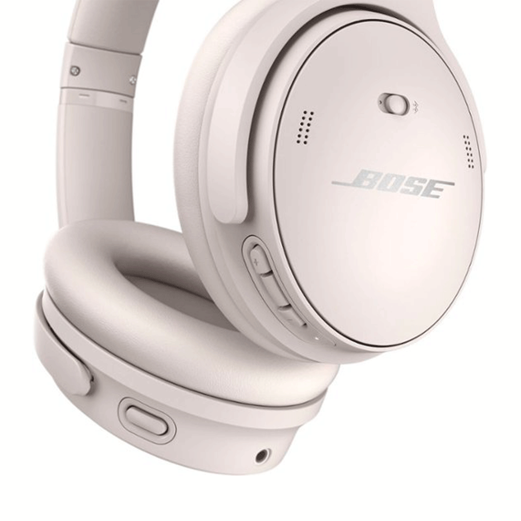 Bose White Smoke QuietComfort 45 Wireless Noise Cancelling Over-the-Ear Headphones